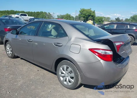 2014 Toyota Corolla Le from USA, damaged, VIN 2T1BURHE5EC105051